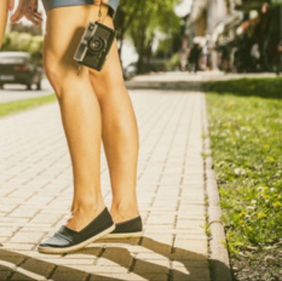Steve Madden Black Quilt Casual Shoes Worn - Picture 2 of 8